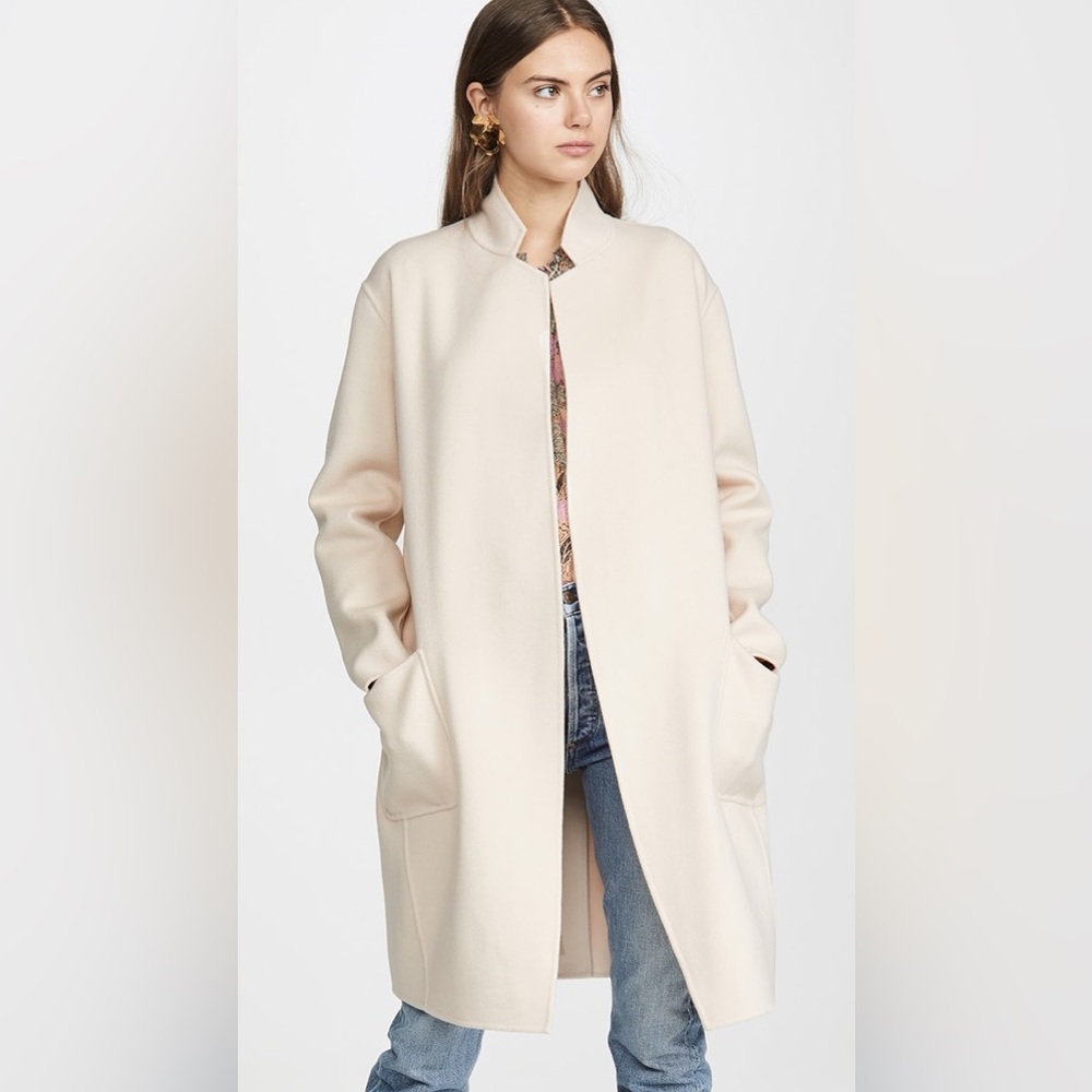 Ulla Johnson Eleanor Ivory Coat Size Small
